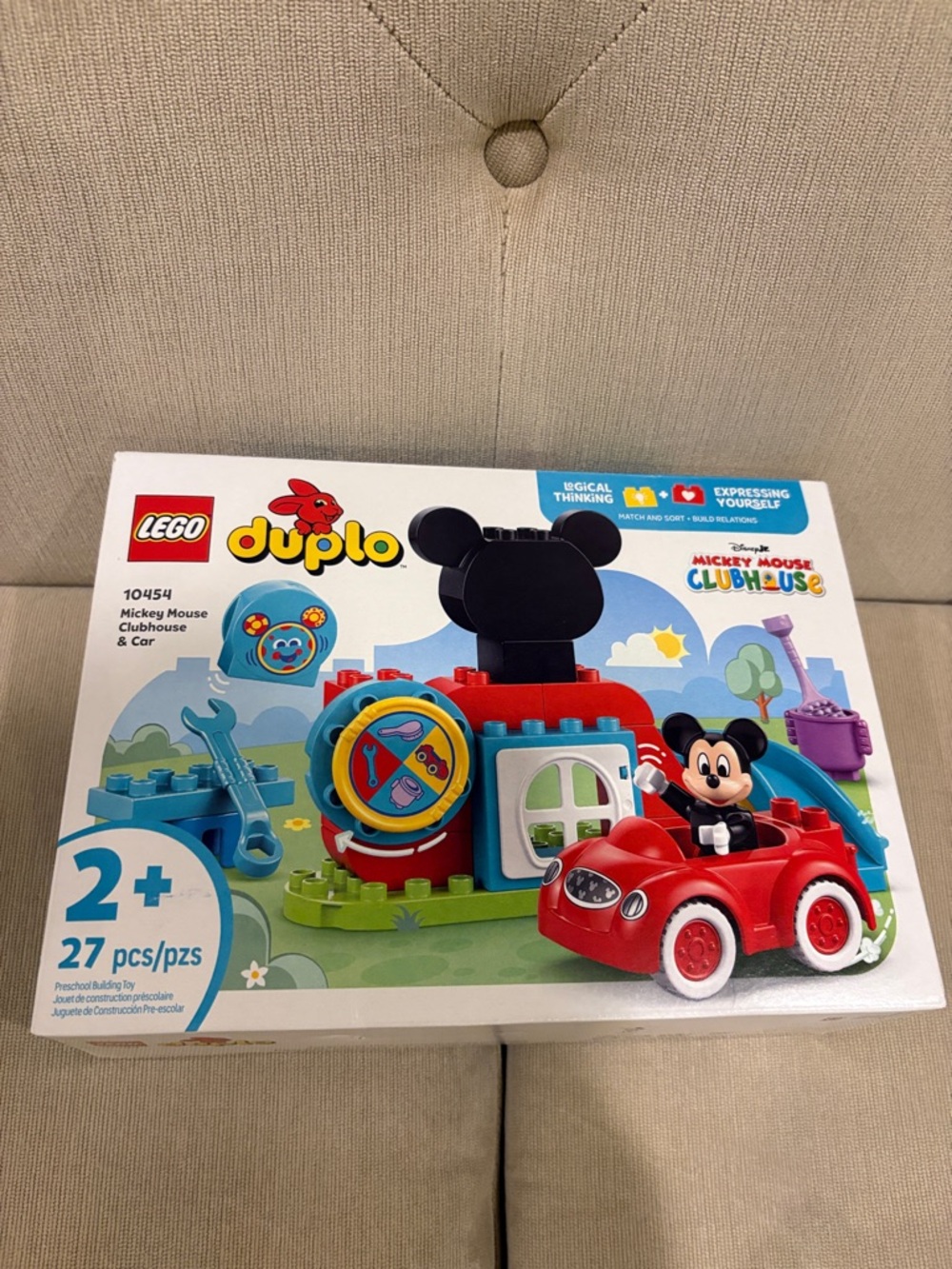 Lego Duplo Mickey Clubhouse Red, Blue & Green Playset , NIB